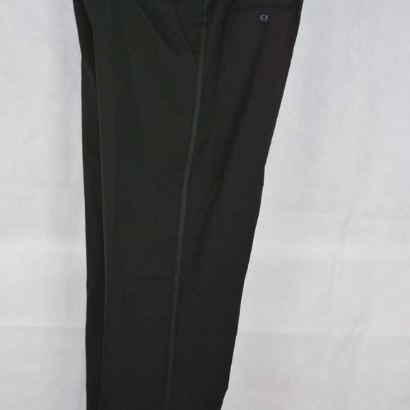 100% Wool Tuxedo Pants SZ 34L CSS - Picture 3 of 5